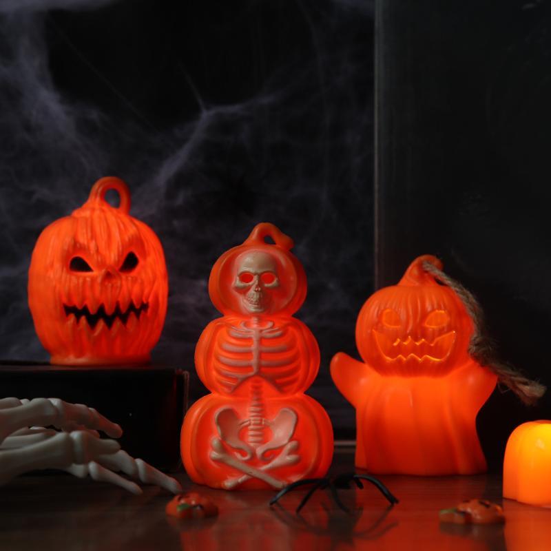 Halloween Pumpkin Decor Led - Halloween LED Pumpkin Lights No Heat