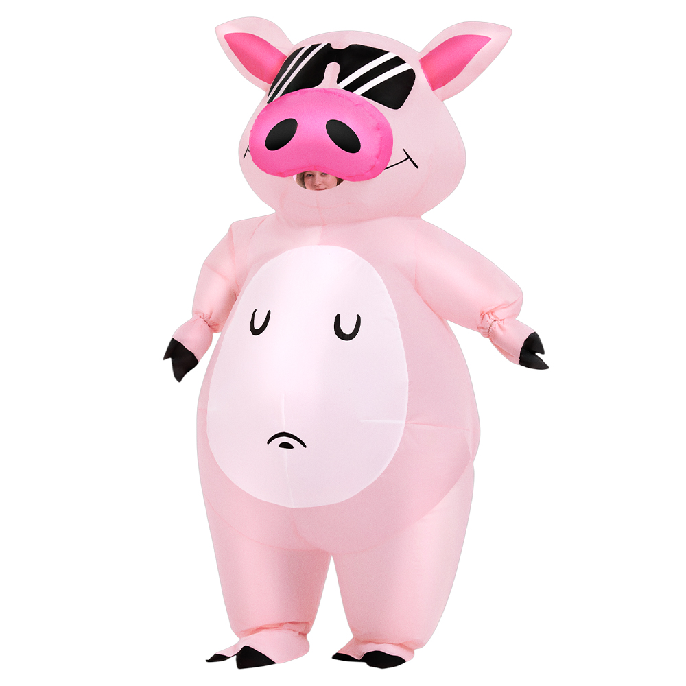 Cartoon Animal Piglet Inflatab - Halloween Costume Adult 评论和价格