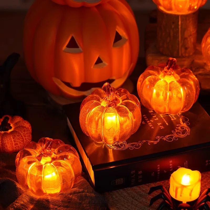 1-10PCS Halloween LED Pumpkin  - Halloween Pumpkin Decor Led 评论和价格