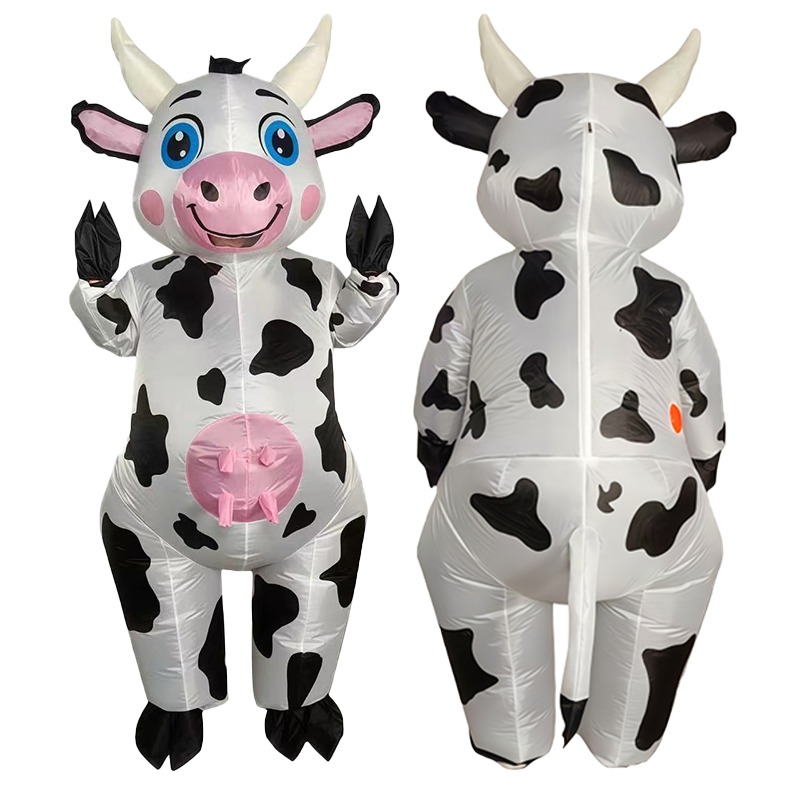 Adult Cow Inflatable Costume F - Halloween Costume Adult 评论和价格