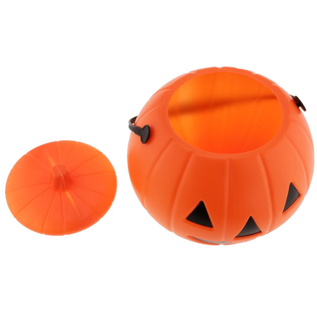 Halloween Pumpkin Candy Pot Pl - Pumpkin Lantern Halloween 评论和价格