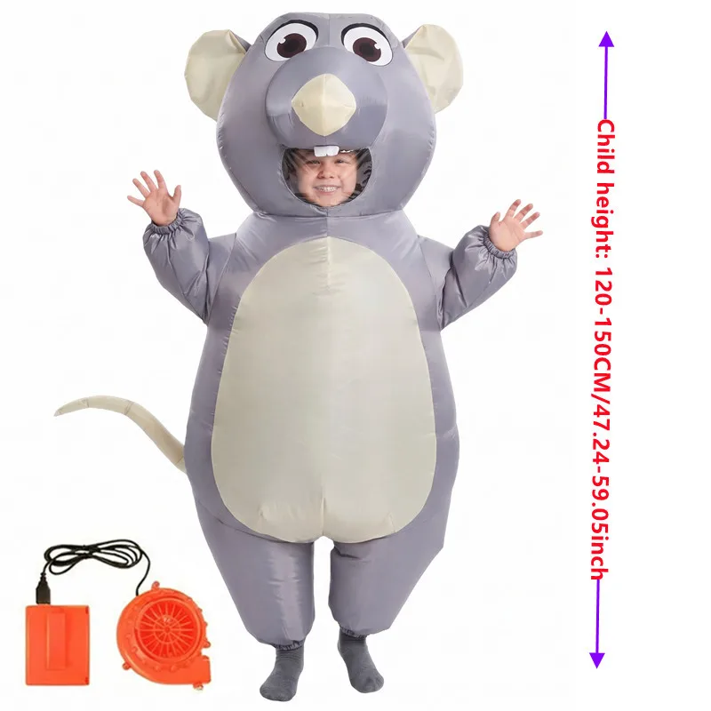 Adult Kids Inflatable Gray Mou - Halloween Costume Kids 评论和价格
