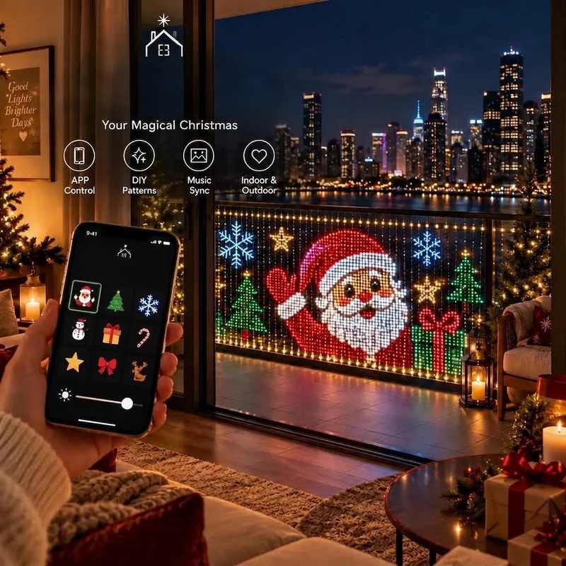 LED natal Grid String Lights,  - Halloween Led String Lights Orange 评论和价格