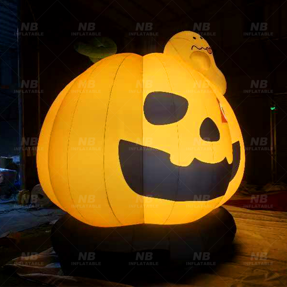 Giant Inflatable Halloween Pum - Halloween Pumpkin Decor Led 评论和价格