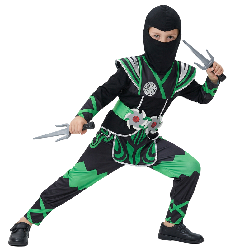 Green Ninja Costume for Kids w - Halloween Costume Kids 评论和价格