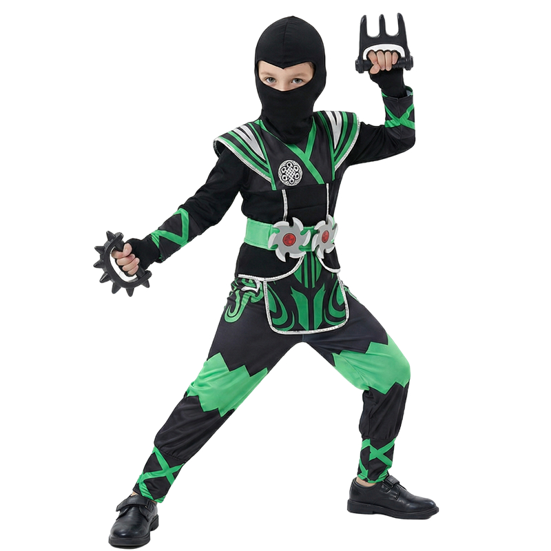 Green Ninja Costume for Kids w - Halloween Costume Kids 评论和价格
