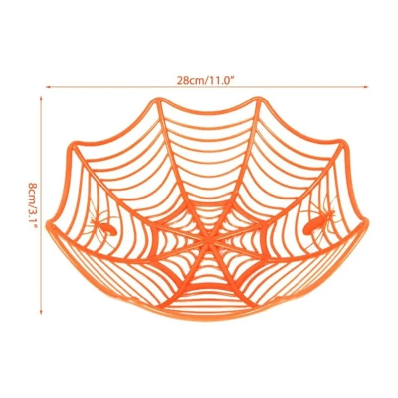 1/3 Pcs Halloween Candy Bowl S - Spider Web Halloween Decoration 评论和价格