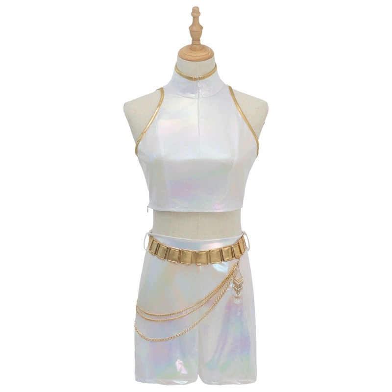 Cosplay Costume PU Leather Whi - Halloween Costume Kids 评论和价格