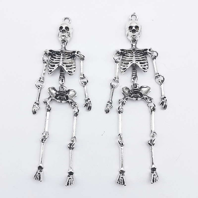 2/5/10PCS Retro Skull Skeleton - Halloween Skeleton Decoration 评论和价格