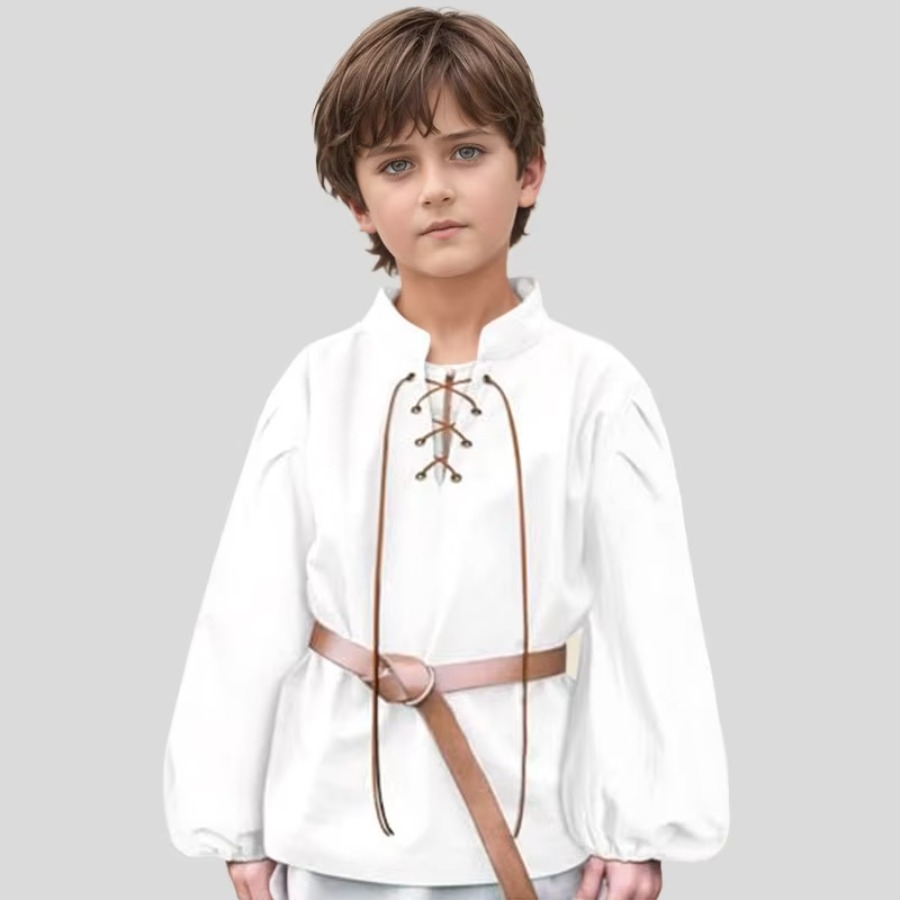 Boys Medieval Pirate Shirt Kid - Halloween Costume Kids 评论和价格