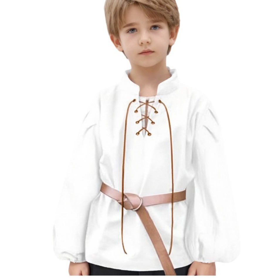 Boys Medieval Pirate Shirt Kid - Halloween Costume Kids 评论和价格