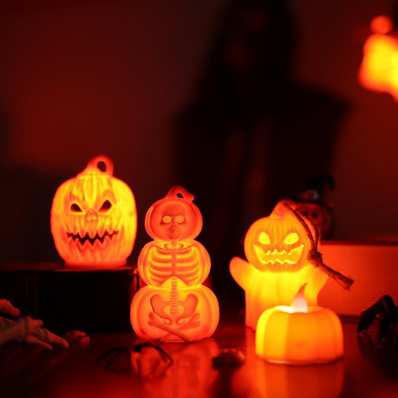 Halloween LED Pumpkin Lights N - Halloween Pumpkin Decor Led 评论和价格