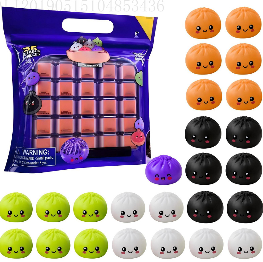 25 Pack Mini Christmas Squishy - Halloween Party Supplies 评论和价格