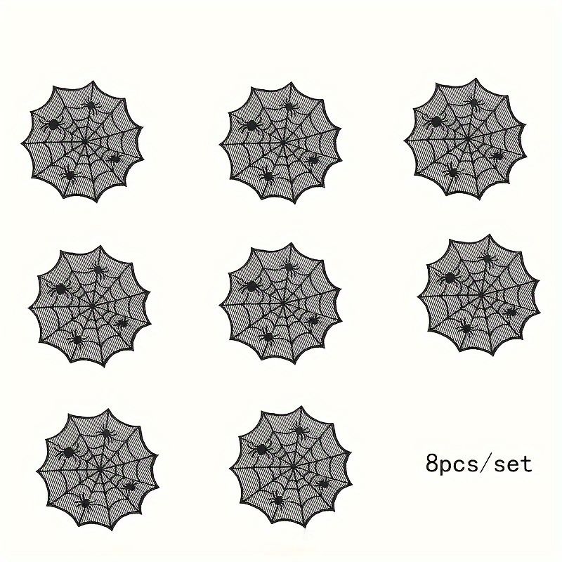 VIKAMA Halloween Black Lace Sp - Spider Web Halloween Decoration 评论和价格