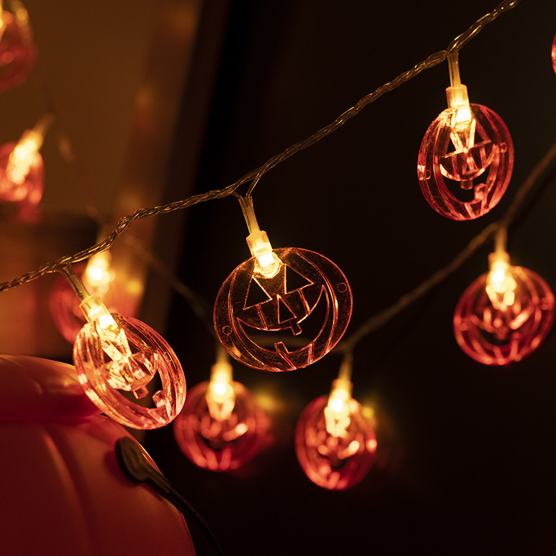 Halloween Hollow Cutout Pumpki - Halloween Led String Lights Orange 评论和价格