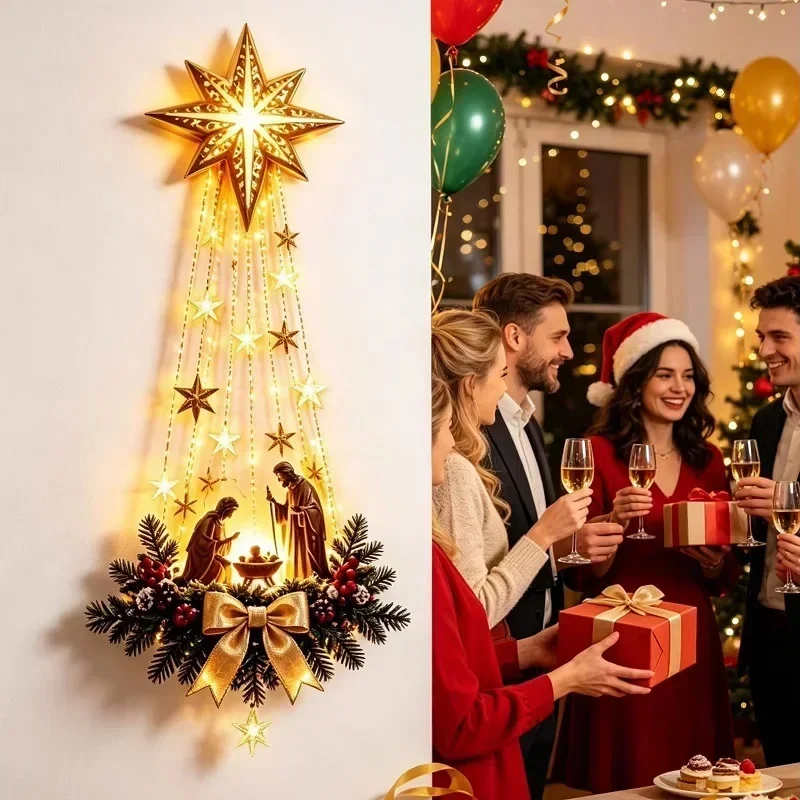 Christmas Bethlehem Star of Fa - Halloween Party Supplies 评论和价格