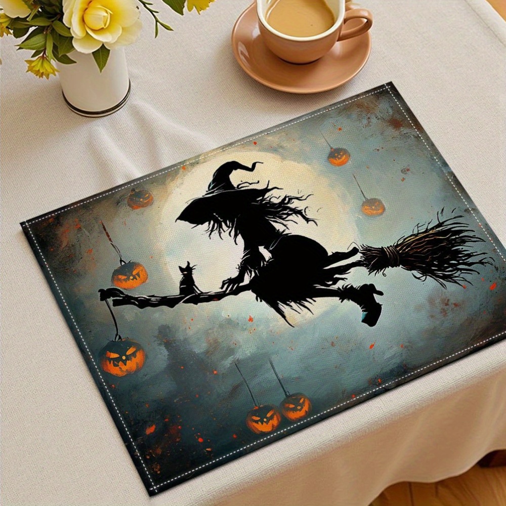 Set of 4 Spooky Halloween Witc - Pumpkin Lantern Halloween 评论和价格