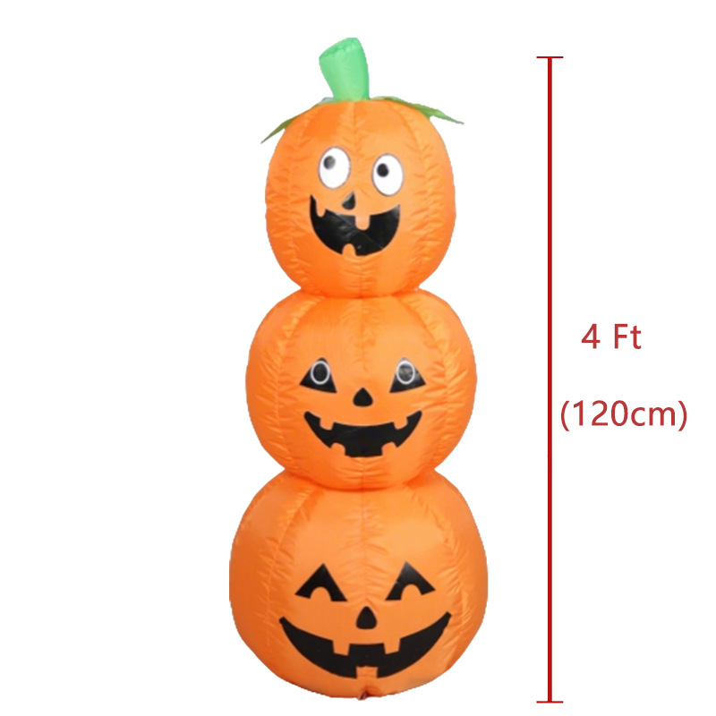 1.2M Stackable Halloween Infla - Halloween Pumpkin Decor Led 评论和价格