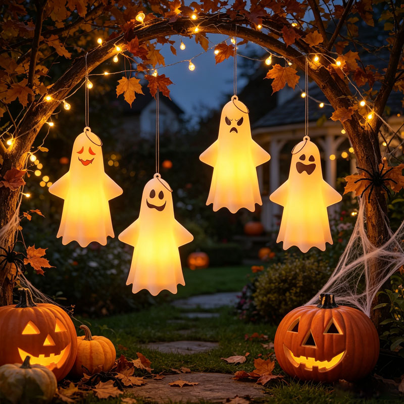 Halloween Ghost Lantern Mini H - Halloween Pumpkin Decor Led 评论和价格