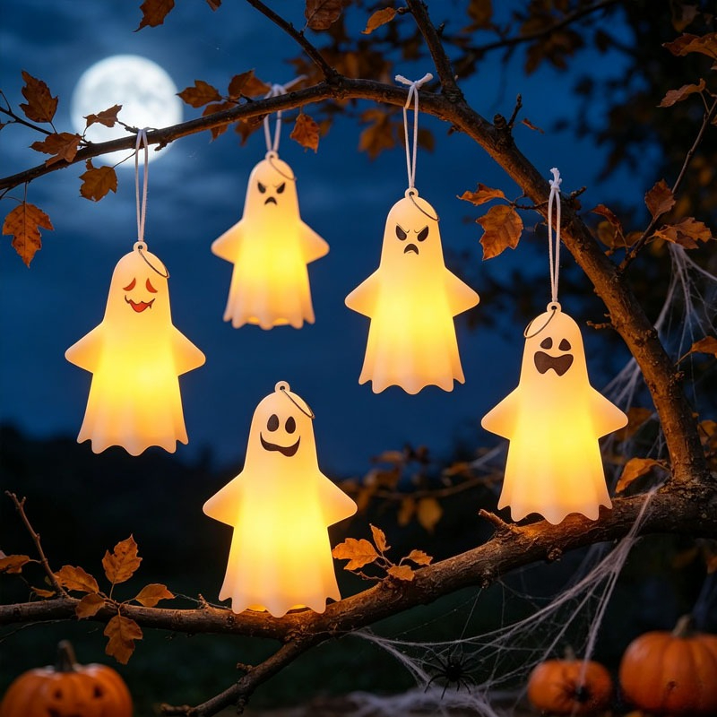 Halloween Ghost Lantern Mini H - Halloween Pumpkin Decor Led 评论和价格