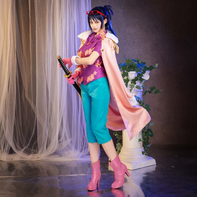 Tashigi Cartoon Style Cosplay  - Halloween Costume Kids 评论和价格