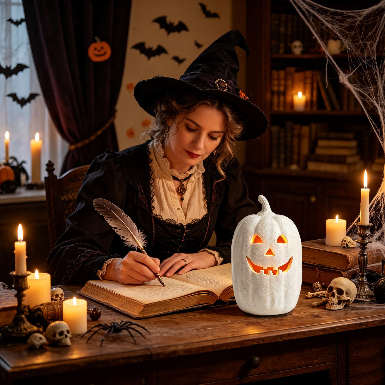 Pumpkin Lanterns Decor Handmad - Pumpkin Lantern Halloween 评论和价格