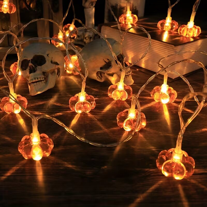 59/118in 10/20LED Halloween Or - Halloween Led String Lights Orange 评论和价格