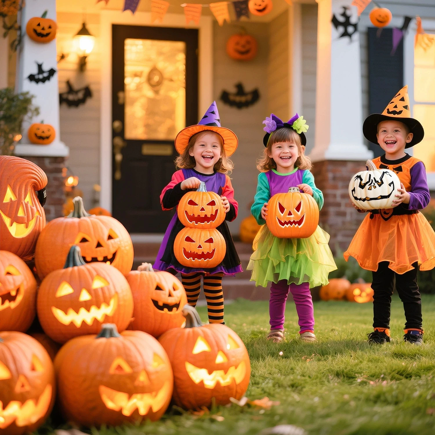 LED Triple Layer Glowing Pumpk - Halloween Pumpkin Decor Led 评论和价格